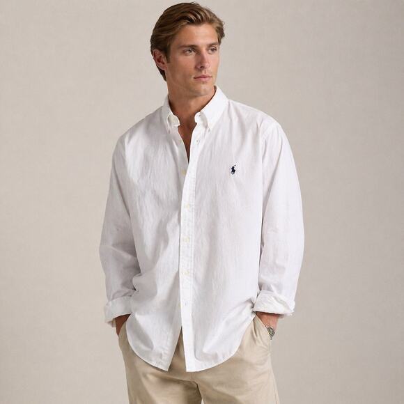 Polo Ralph Lauren Other - Ralph Lauren Yarmouth White Oxford Button Down Long Sleeve Shirt Pony L 16.5